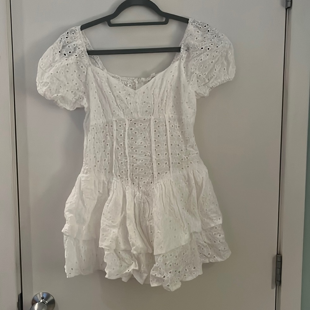 white romper